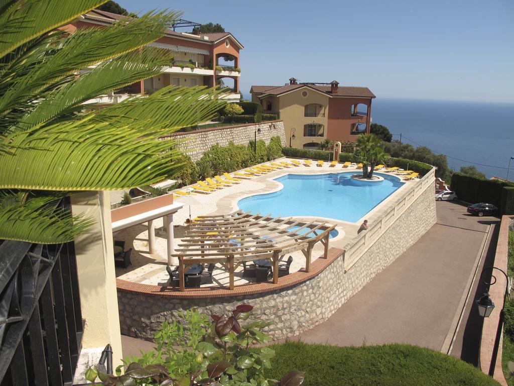 Sunny Panoramic Balcony Apartment Eze Exterior photo