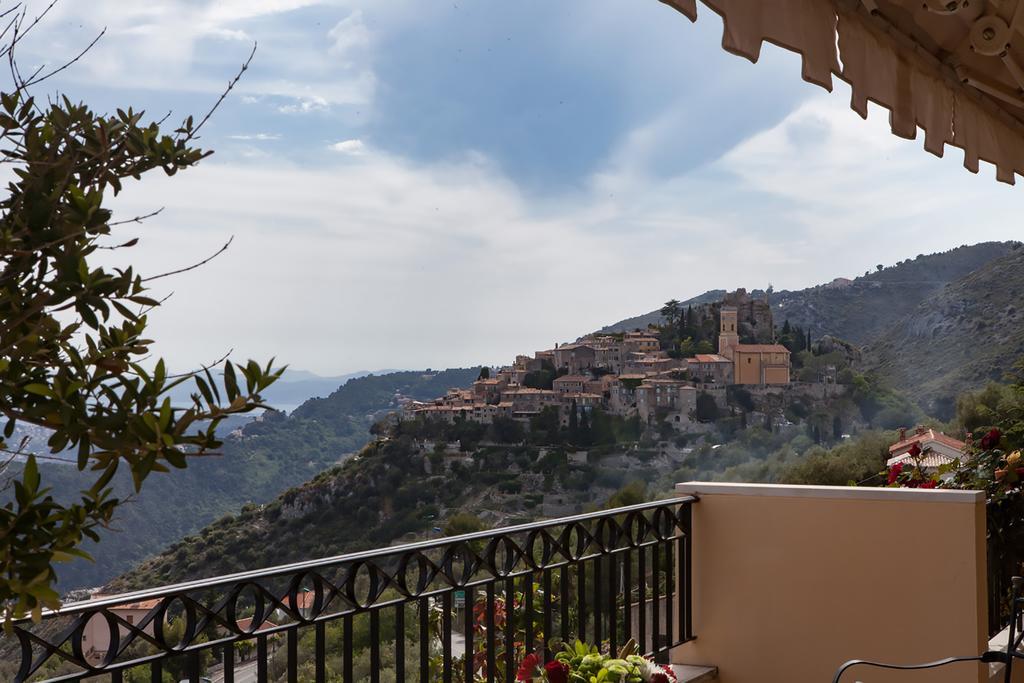 Sunny Panoramic Balcony Apartment Eze Exterior photo